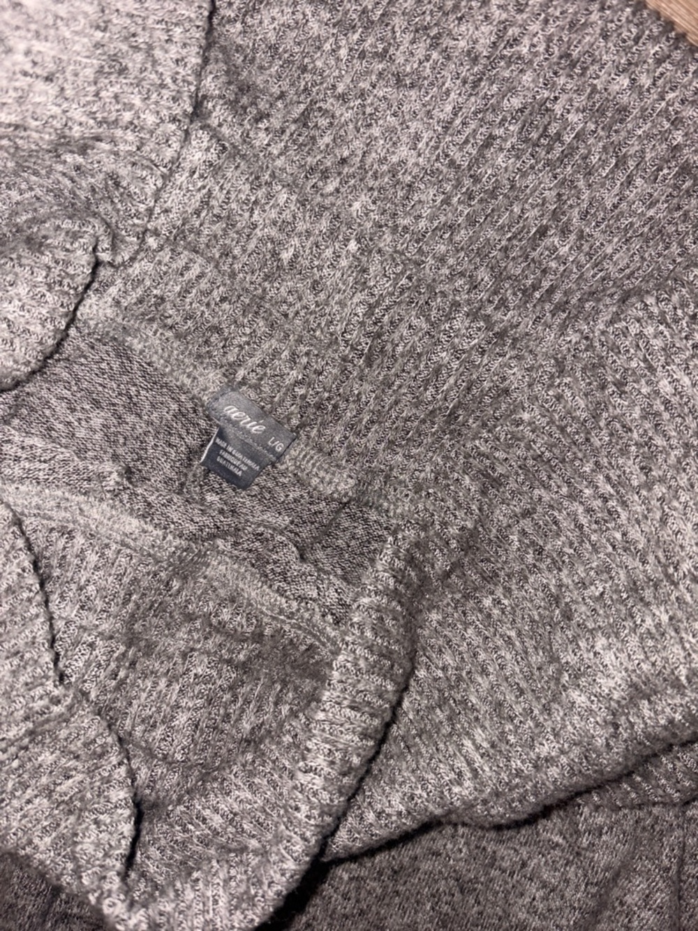 aerie Heathered Light Gray Lounge Joggers - Picture 2 of 2